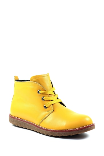 Lunar Yellow Claire Ankle Boots