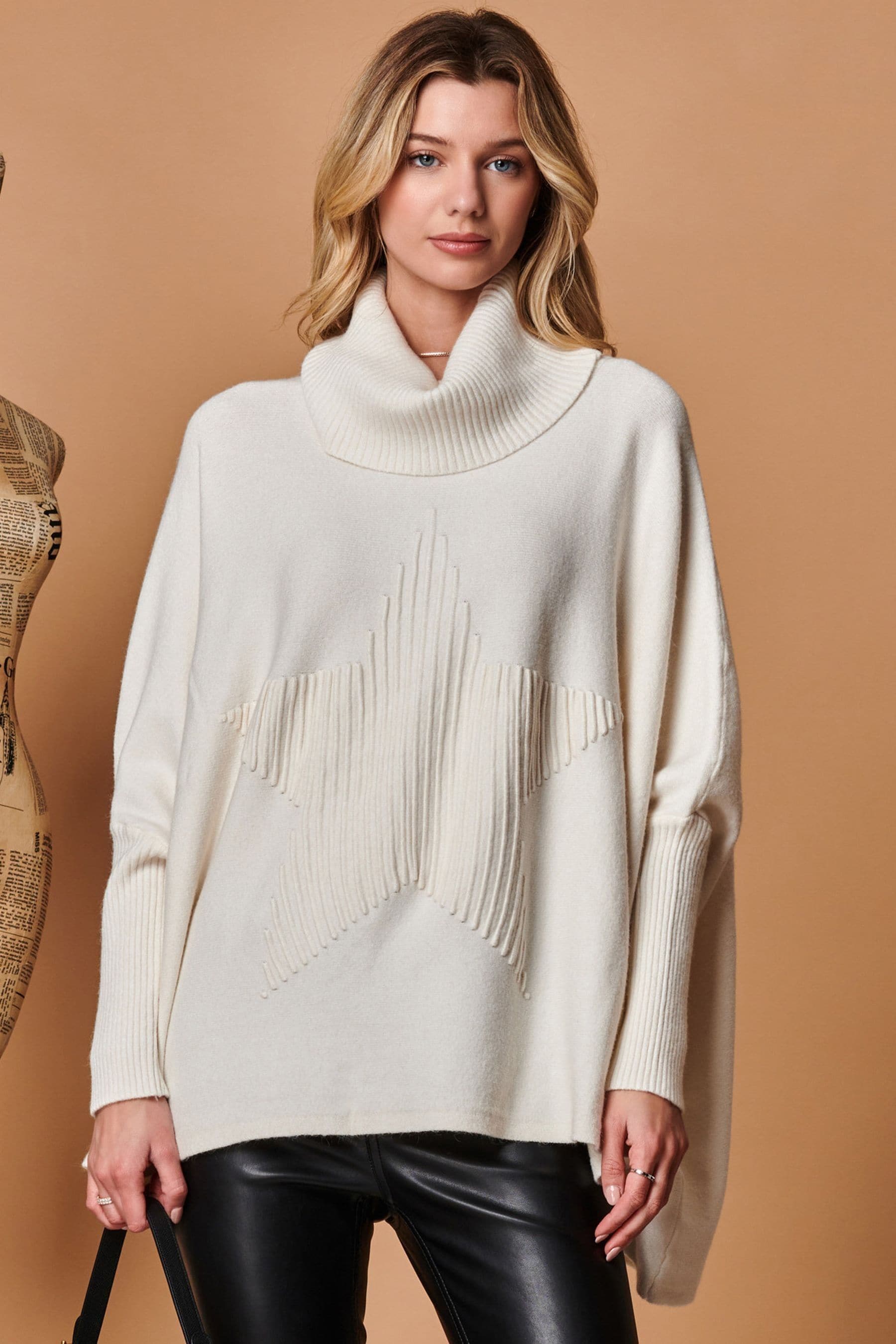 Jumper with star on sales front