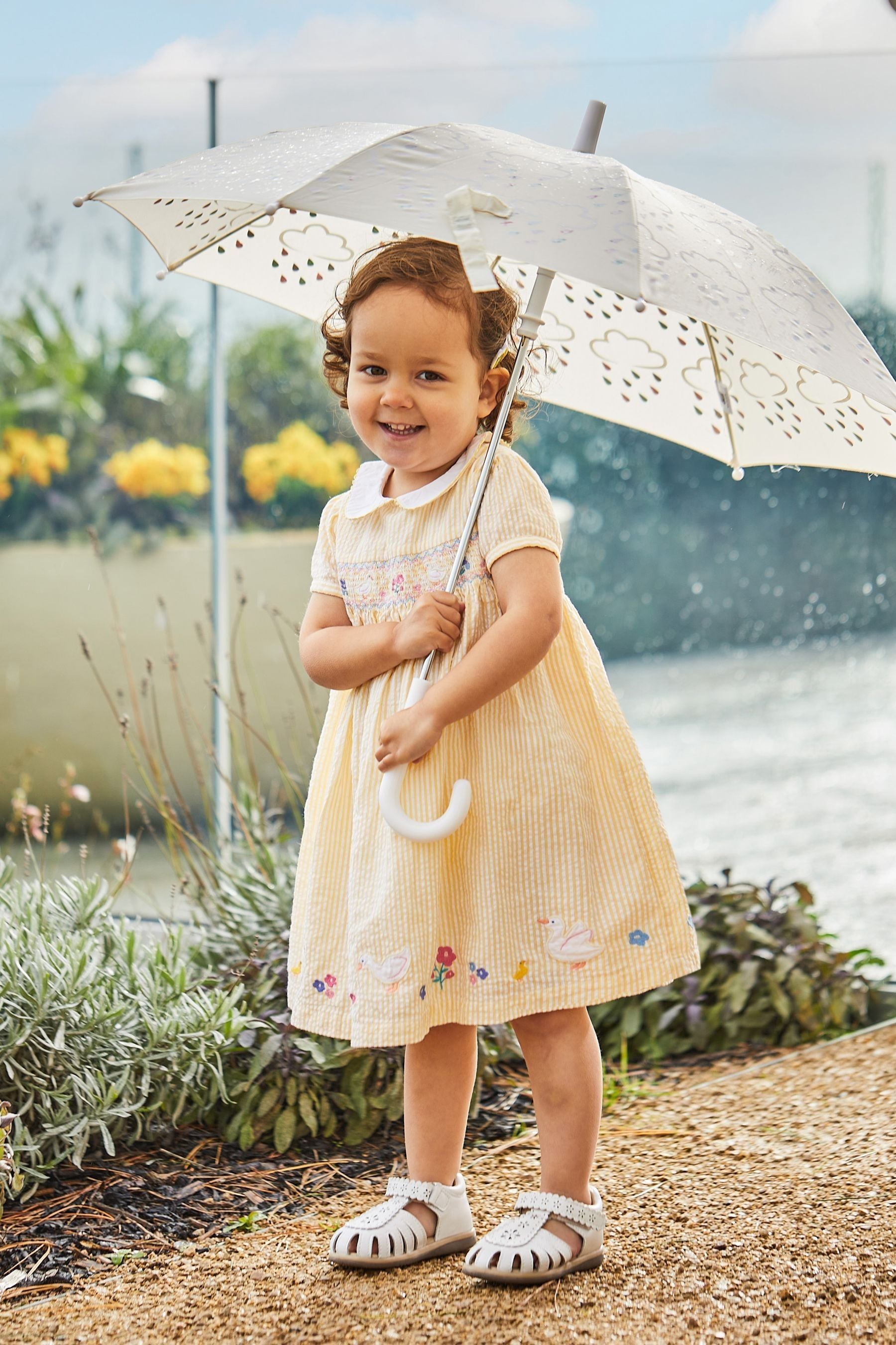 Jojo maman clearance bebe smocked dress