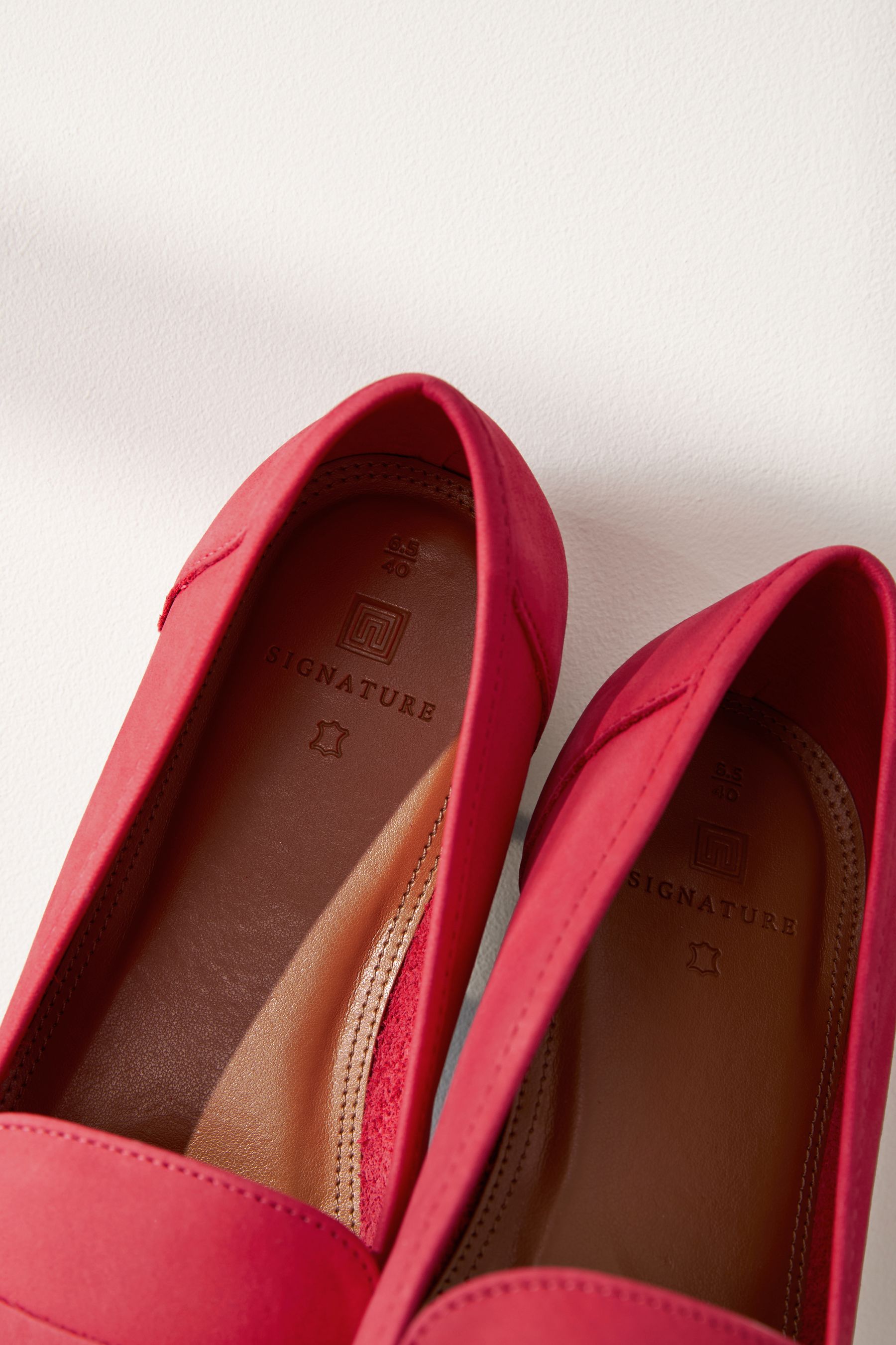 Next pink loafers top