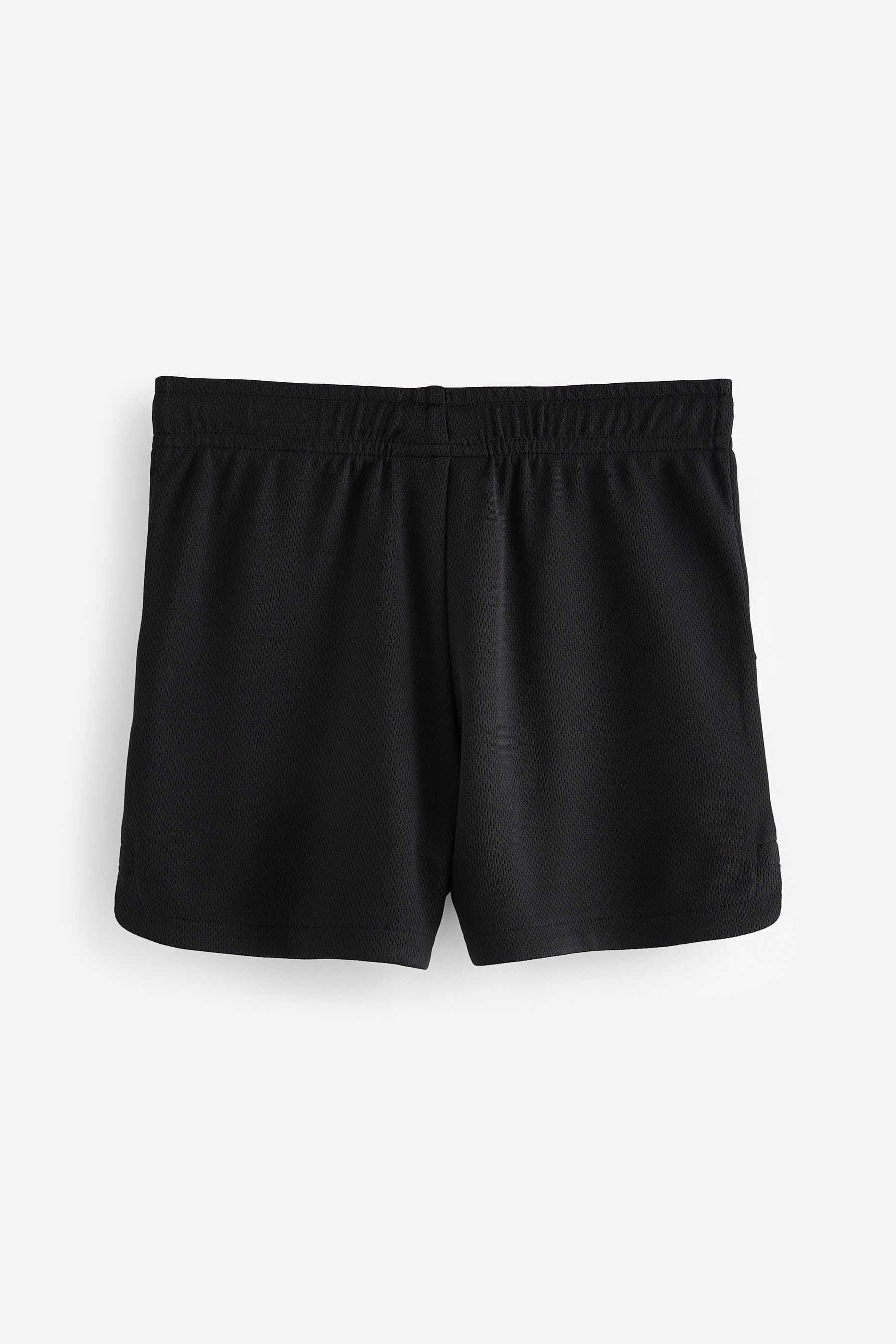 Girls black sports shorts clearance