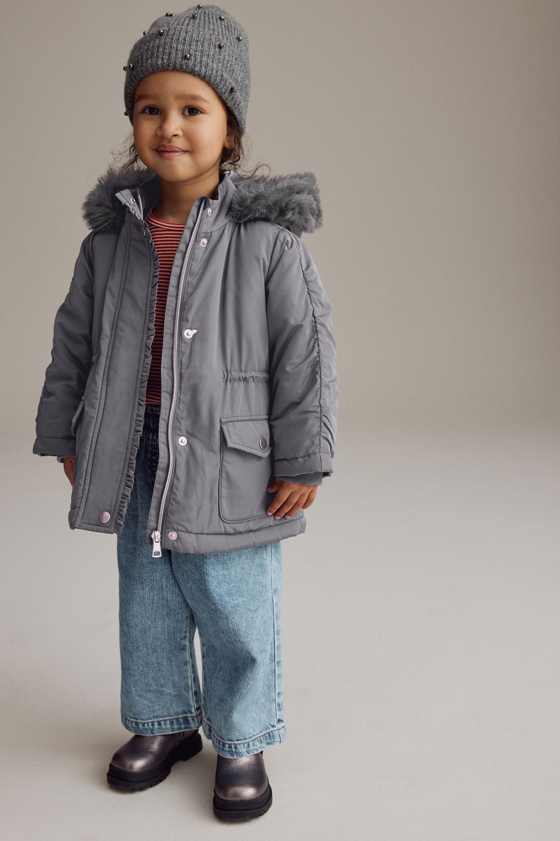 Grey parka next cheap