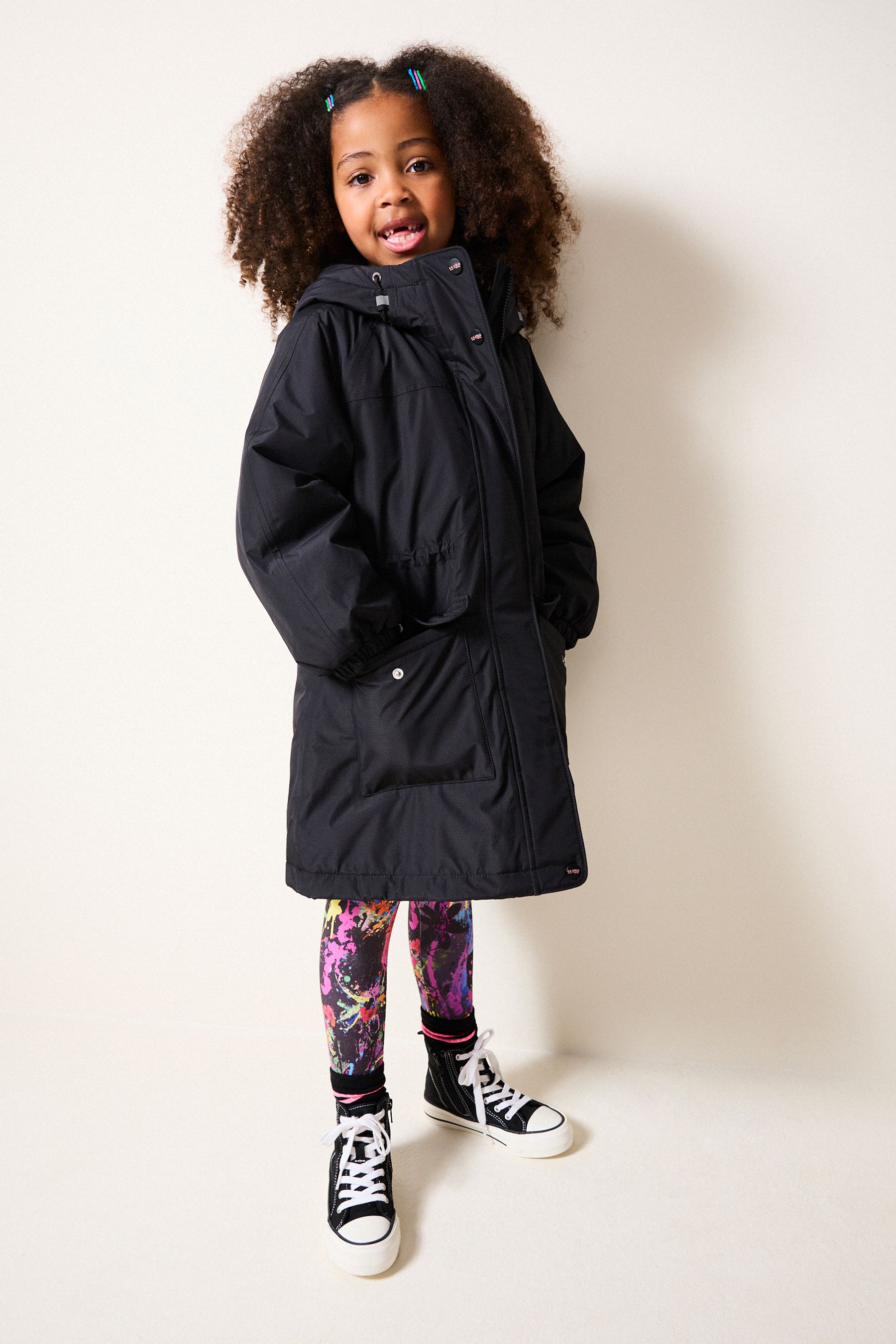 Buy Black Waterproof Coat 3 16yrs from the Next UK online shop