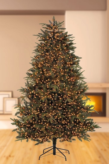 Premier Decorations Ltd Gold 750 LEDs TreeBrights Christmas Lights with Timer 18.7M