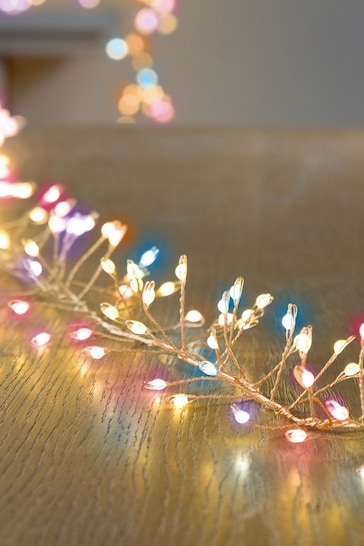 Premier Decorations Ltd Rose Gold 5.5m 800 LEDs UltraBright Rainbow Cluster Christmas Lights