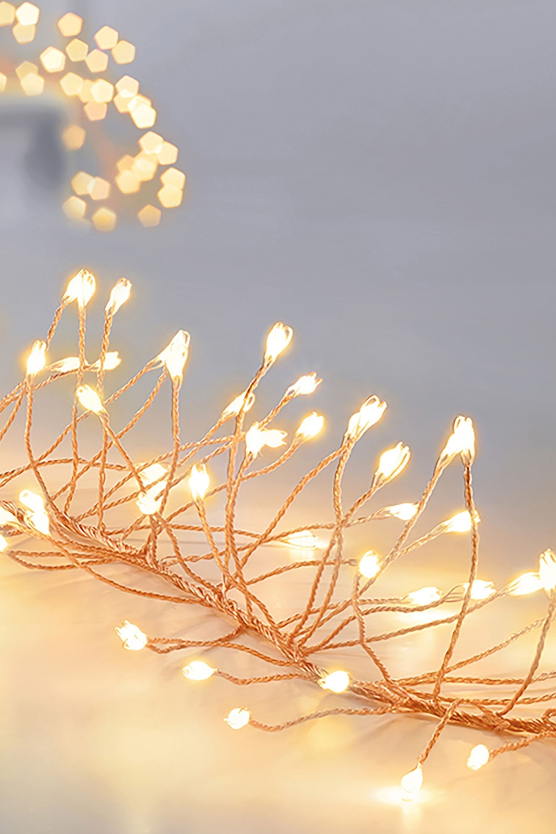 Premier Decorations Ltd Rose Gold 288 UltraBright Warm White LED Christmas Lights 1.8M