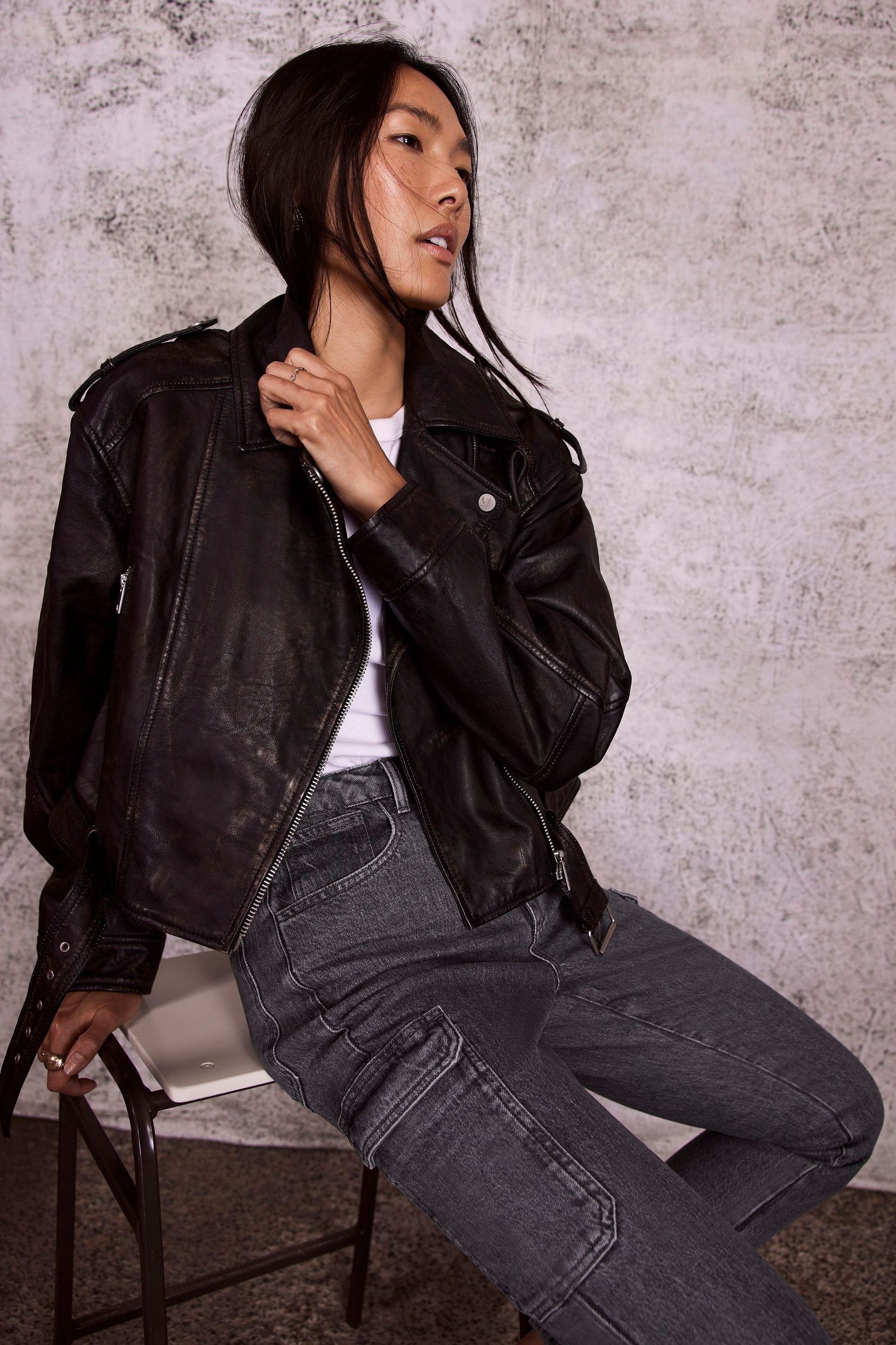 Mint velvet discount biker jacket
