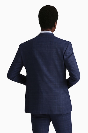 Ted Baker Tailoring Blue Chelia Slim Fit Check Jacket