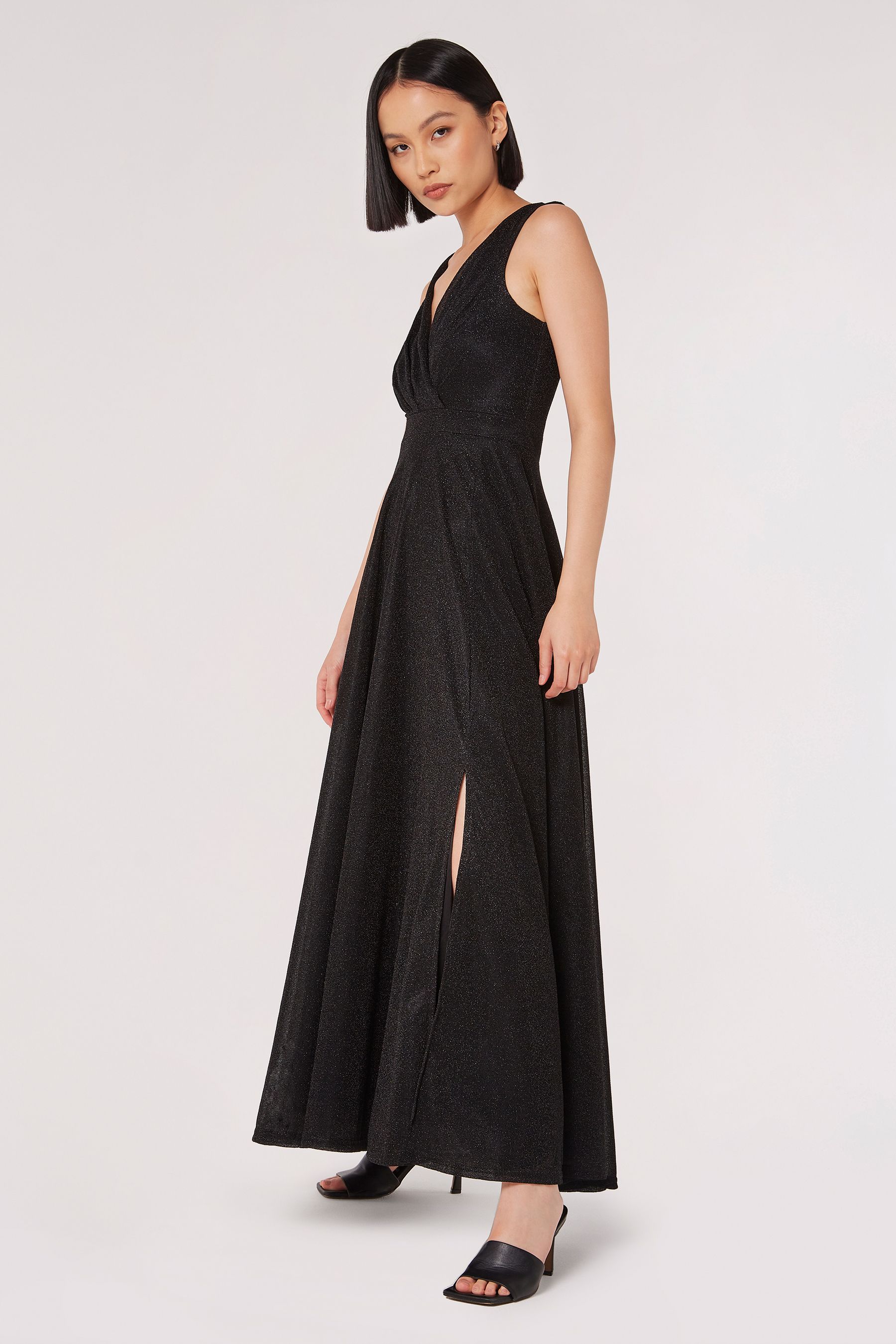 Apricot bardot dress top