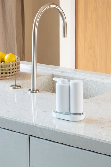 Brabantia White SinkStyle Soap Dispenser Set