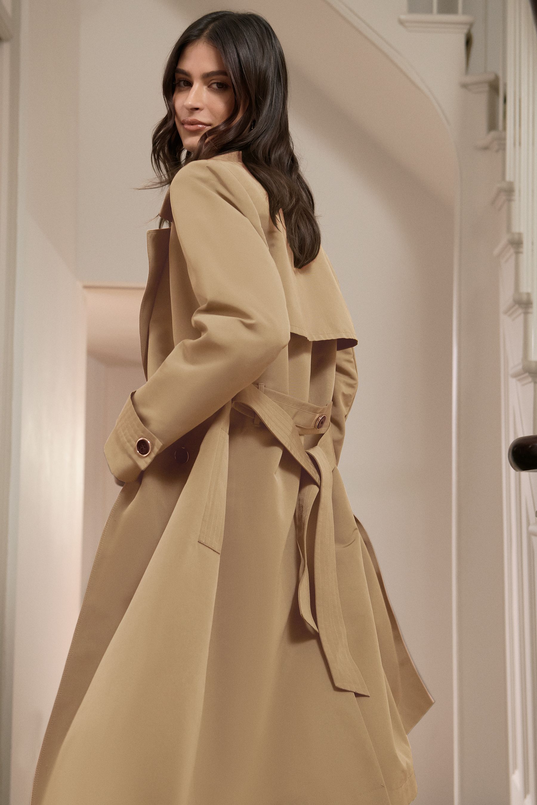Lipsy shop camel coat