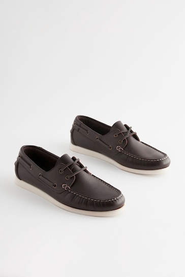 Chestnut Brown Suede Boat Shoes