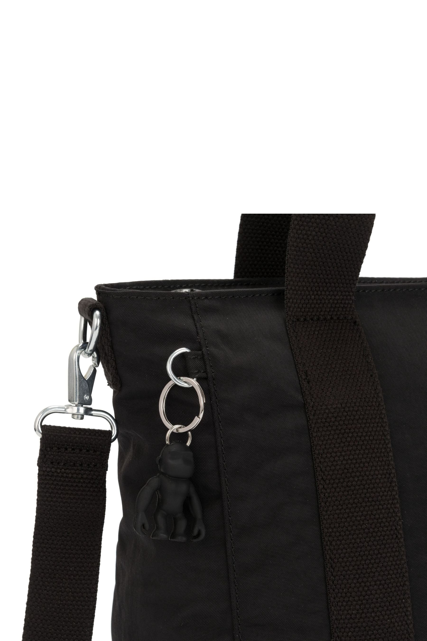 Buy Kipling Black Signature Embossed Asseni S Tote Bag from the