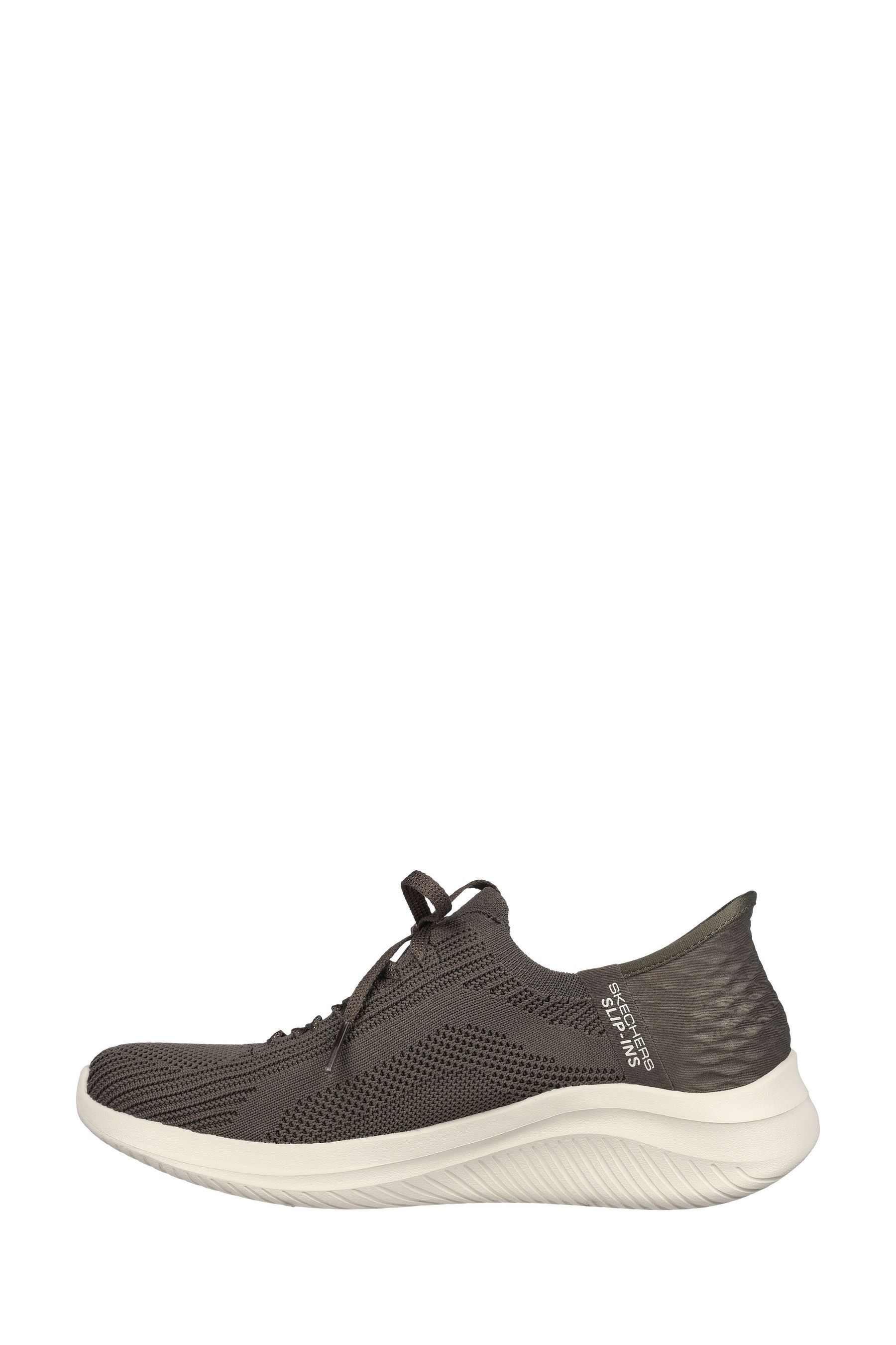 Buy Skechers Khaki Green Ultra Flex 3.0 Brilliant Path Slip In