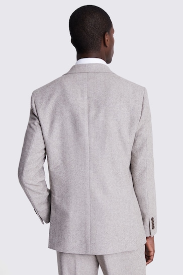 MOSS Natural Regular Fit Taupe Twill Jacket