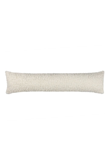 Yard Cream Cabu Boucle Shearling Draught Excluder