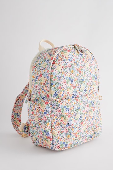 Cath Kidston Blue/Yellow Ditsy Floral Compact Backpack