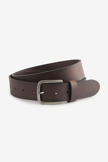 Brown Casual Leather Belt