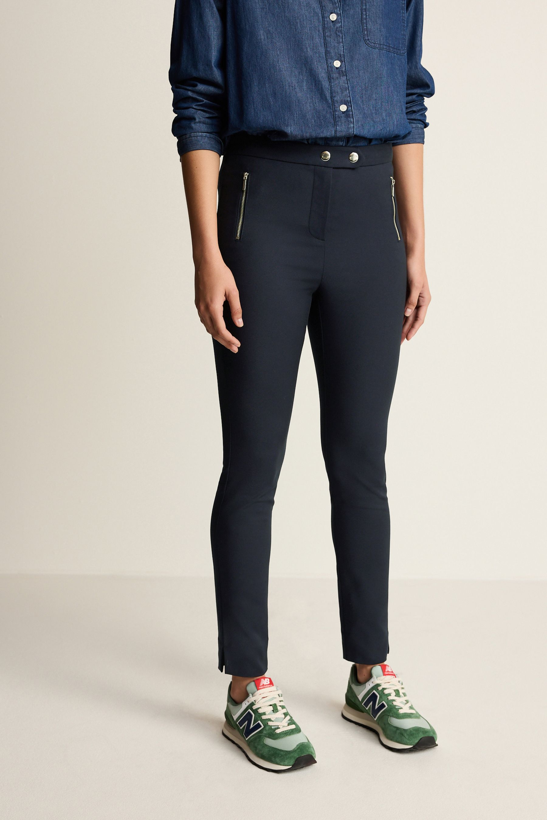 Skinny trousers, navy, Lauren Ralph Lauren | La Redoute