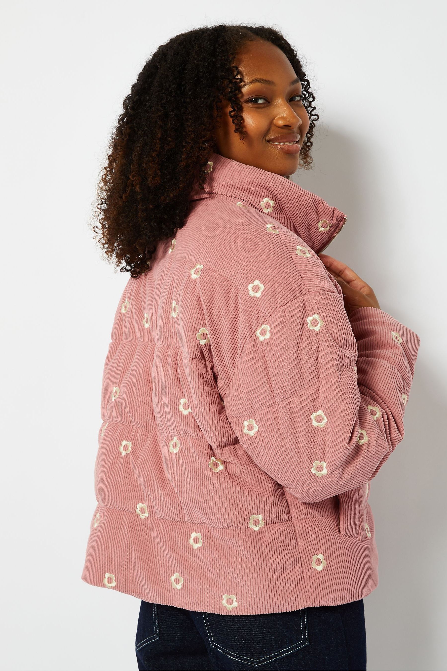 Cord pink outlet jacket