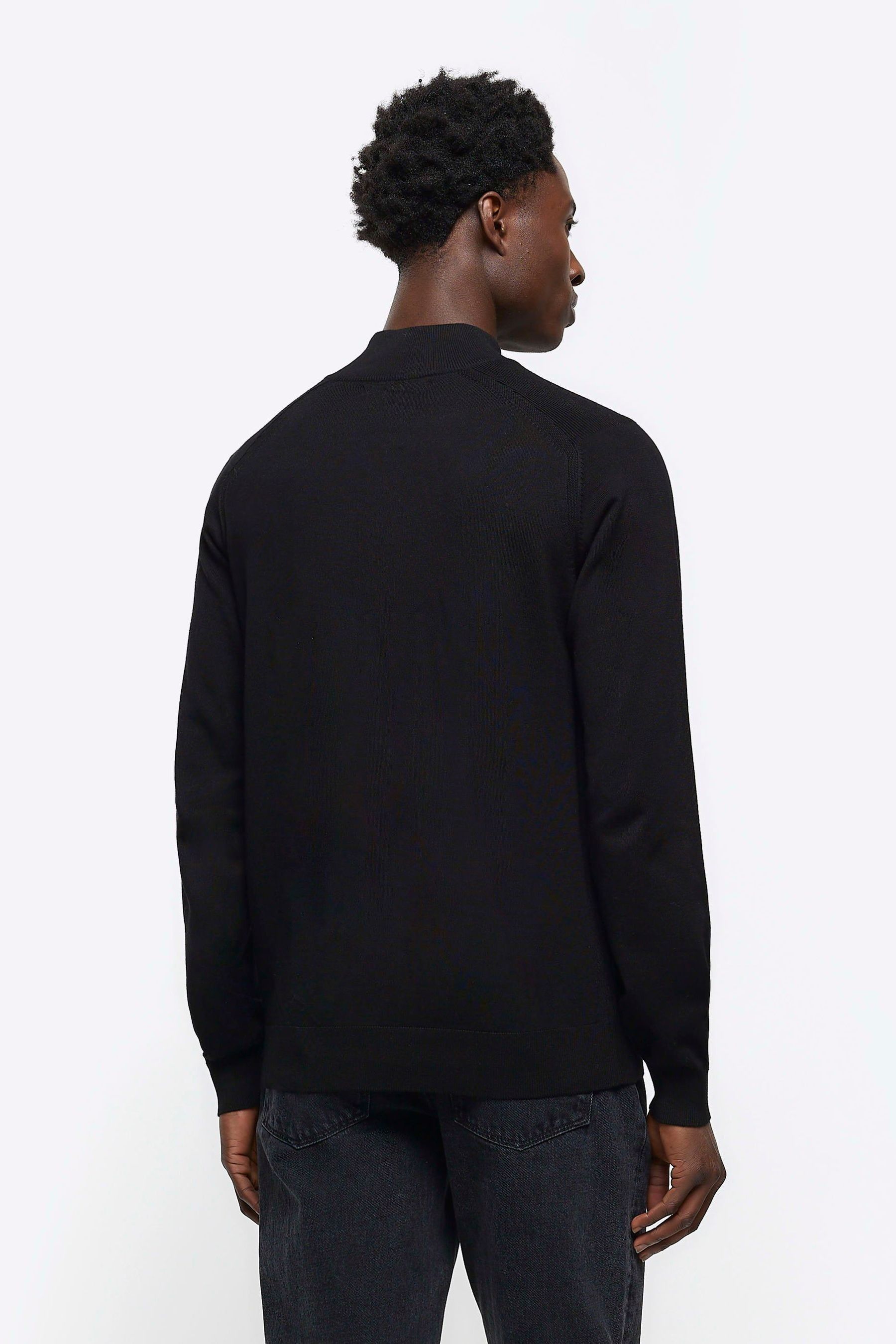Slim fit half best sale zip jumper