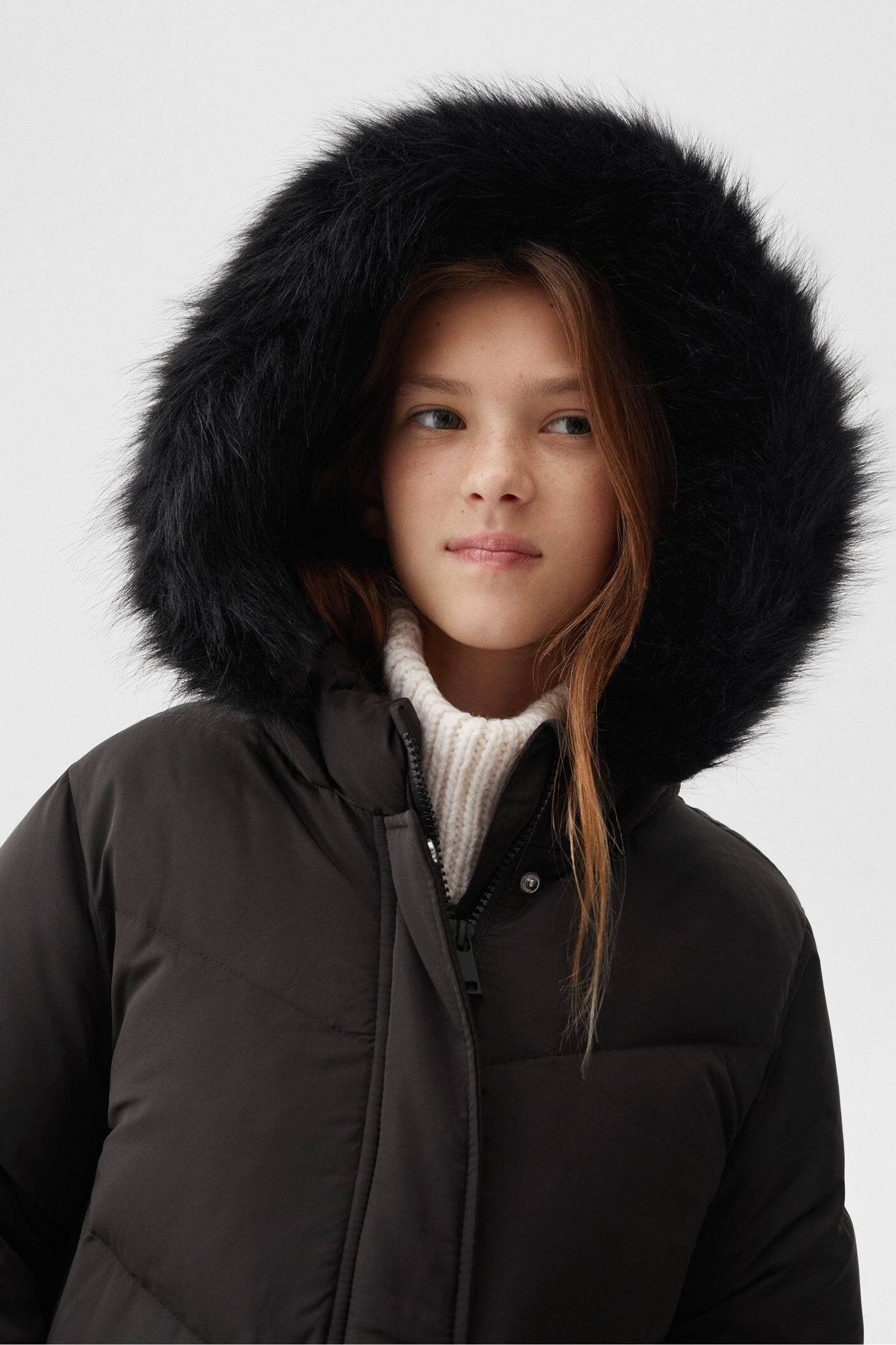 Anorak with hot sale fur hood