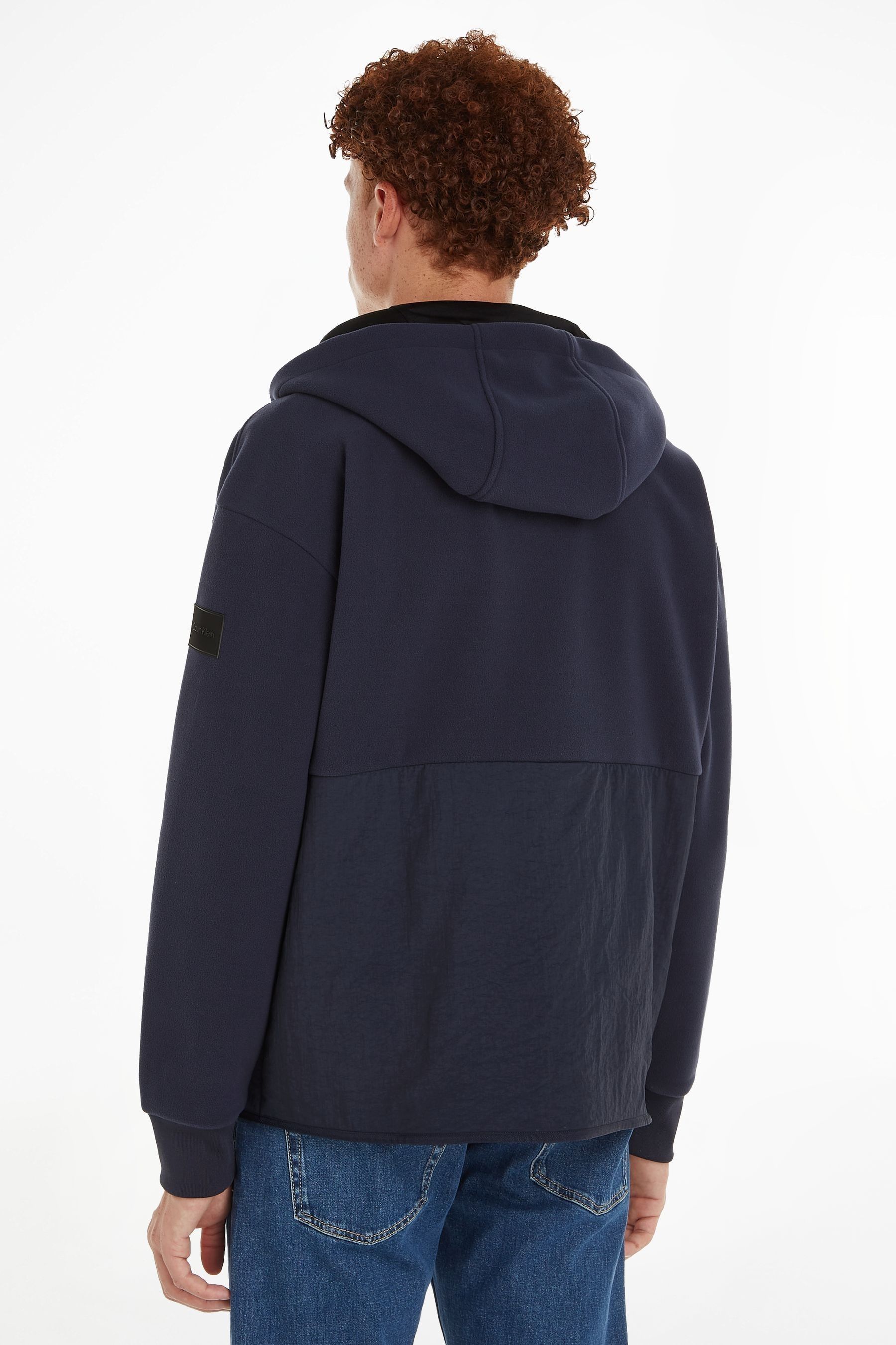 Calvin klein men's poly bonded open bottom jacket new arrivals