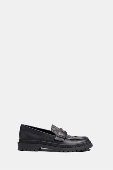 COACH Black Cooper Loafers