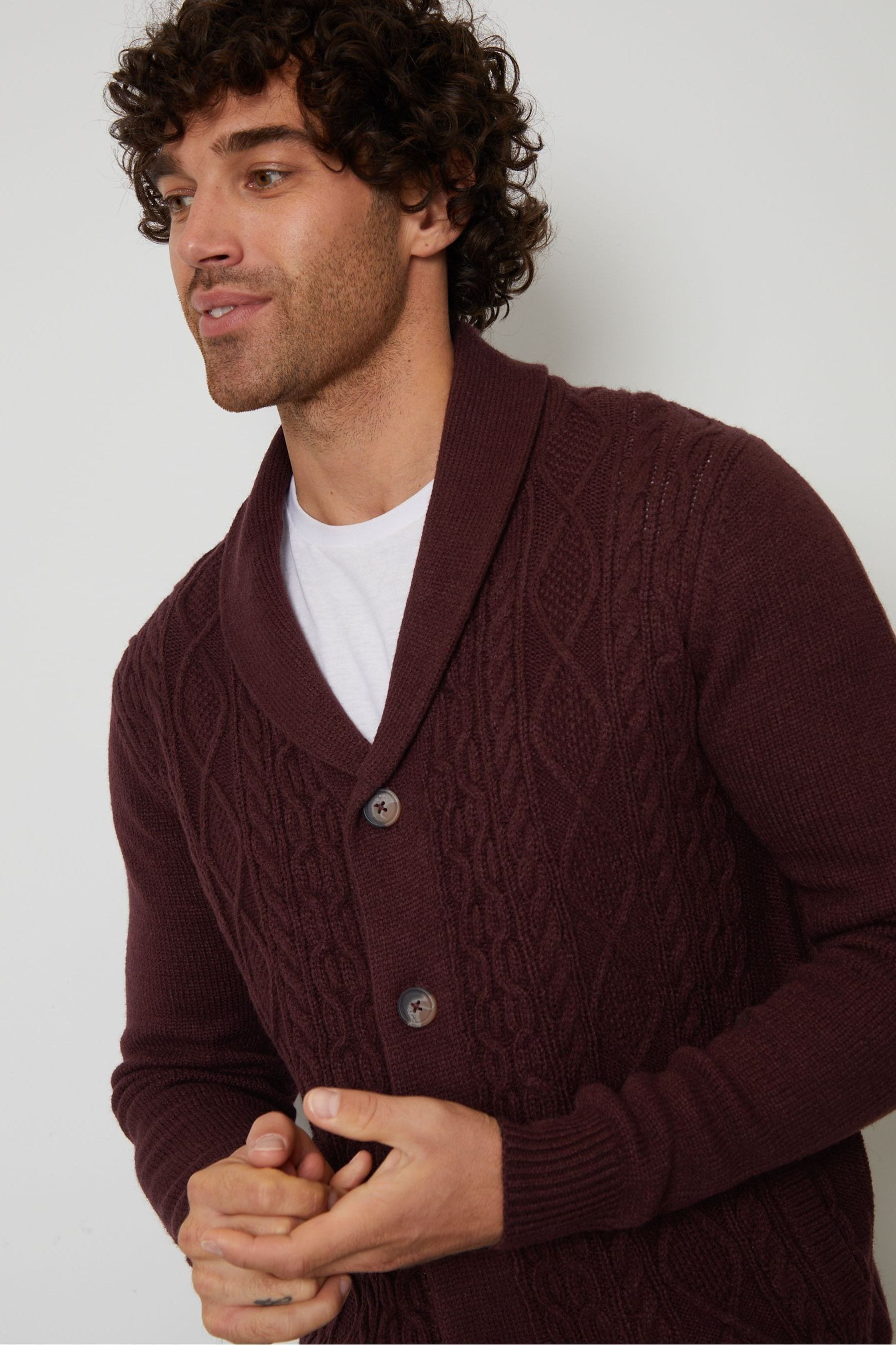Mens shawl clearance cardigans uk
