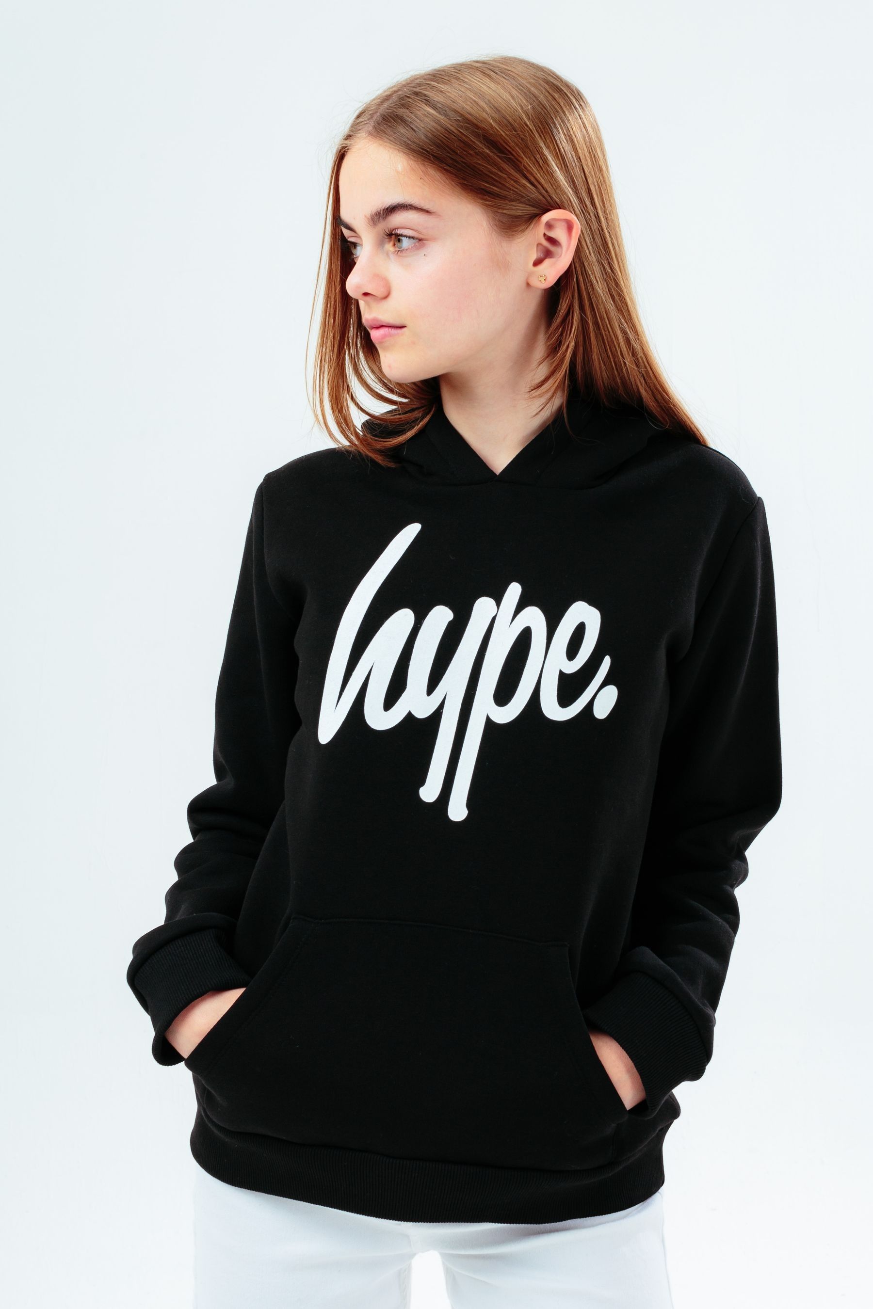 Buy Hype. Unisex Kids Black Script Hoodie from the Next UK online shop