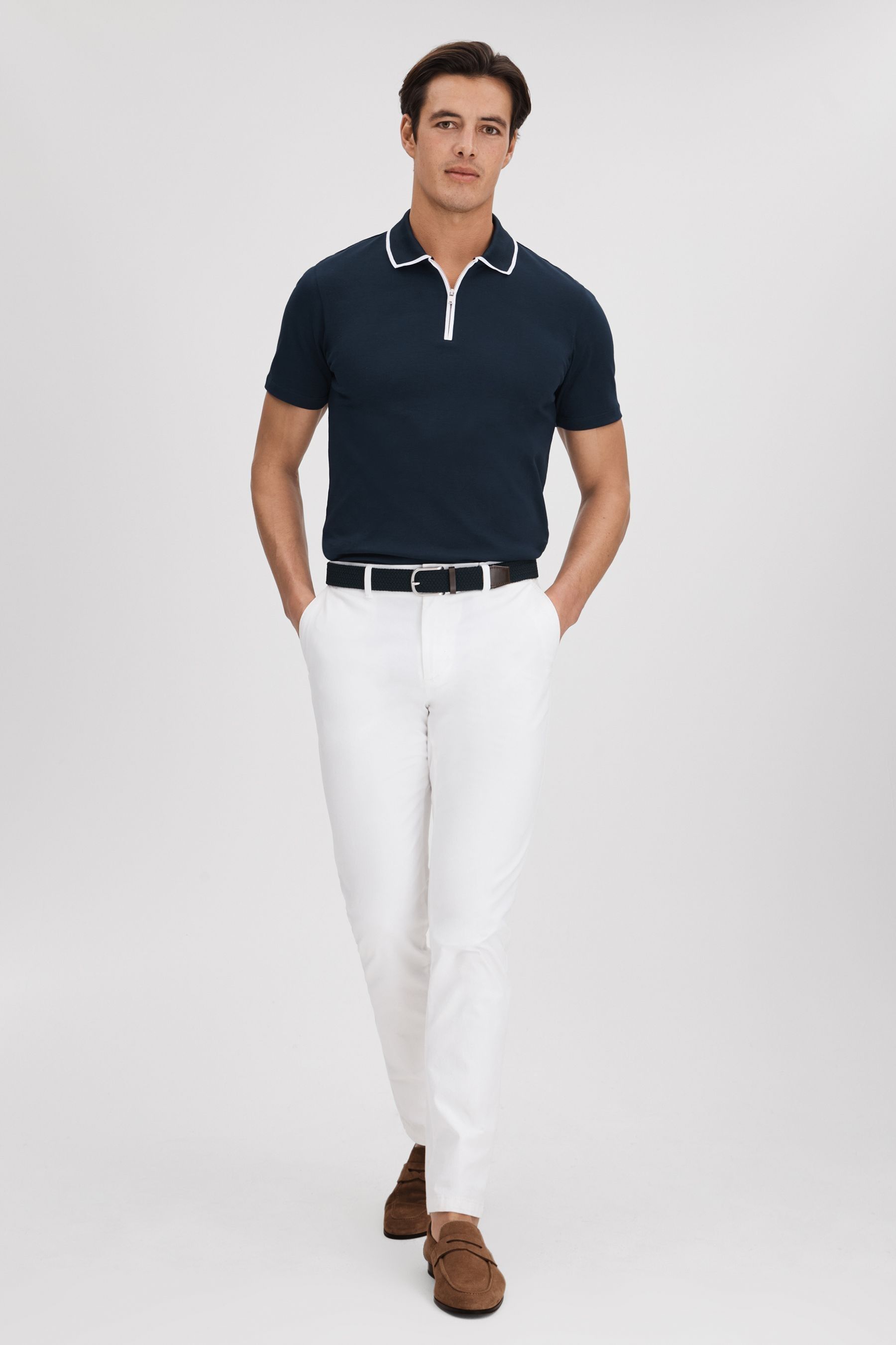 Muscle fit quarter 2025 zip