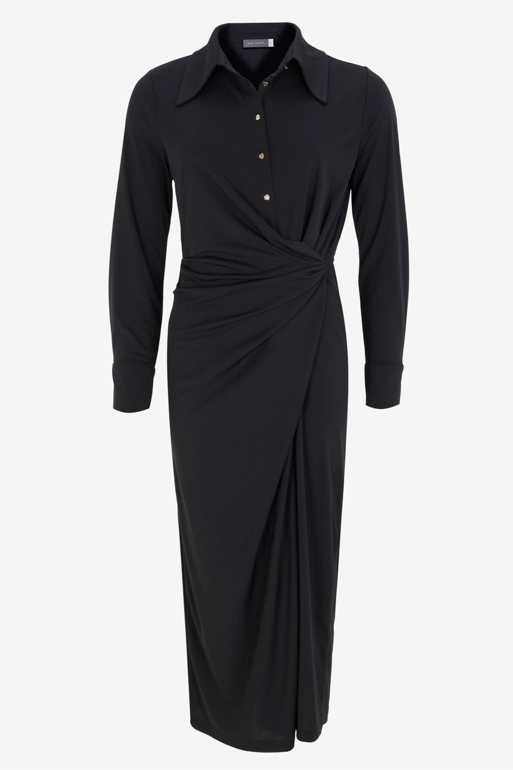 Buy Mint Velvet Black Midi Shirt Dress from the Next UK online shop
