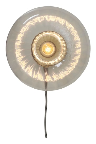 Its About Romi Gold Brussels Round Glass Wall Light