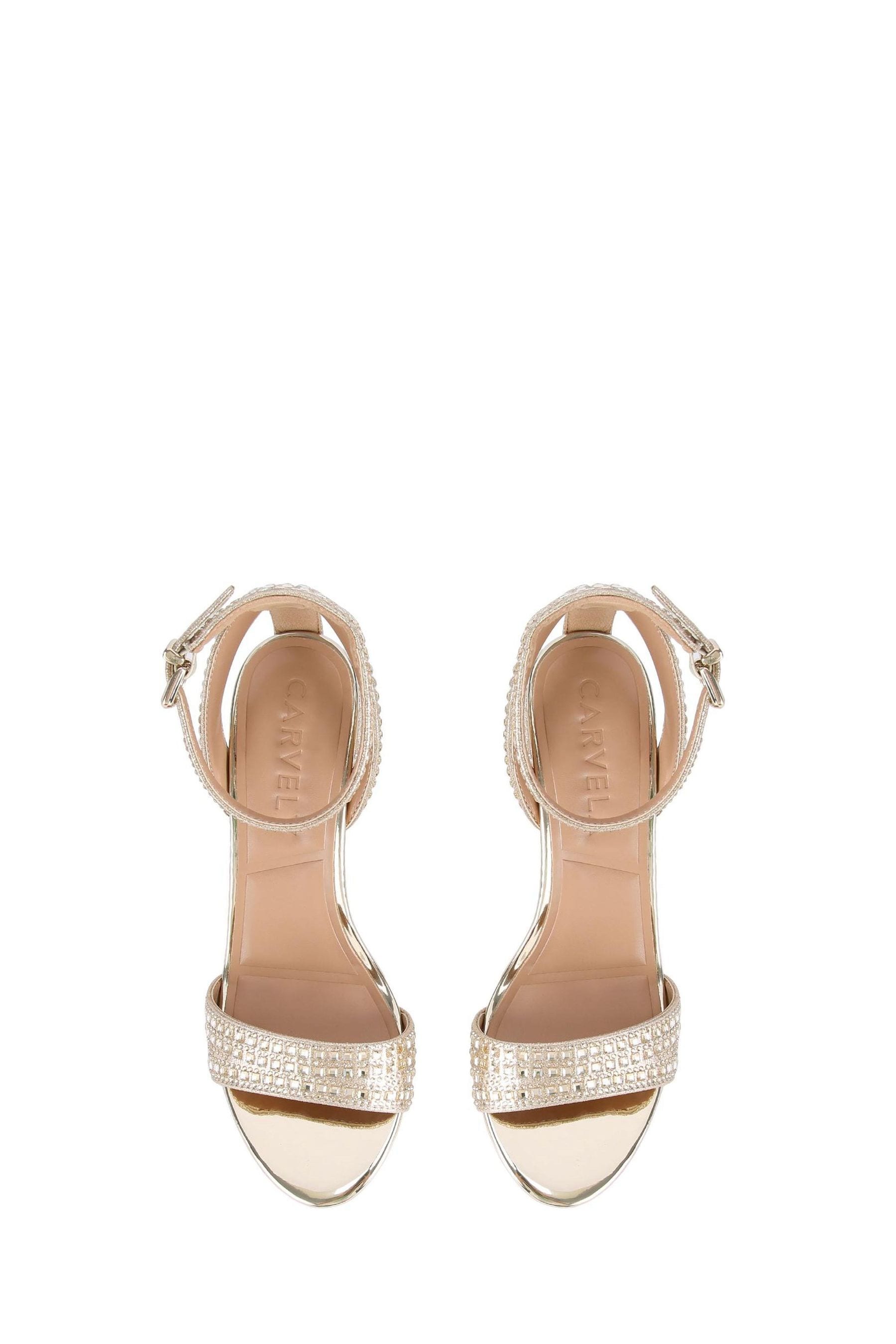 Carvela rose gold best sale sandals