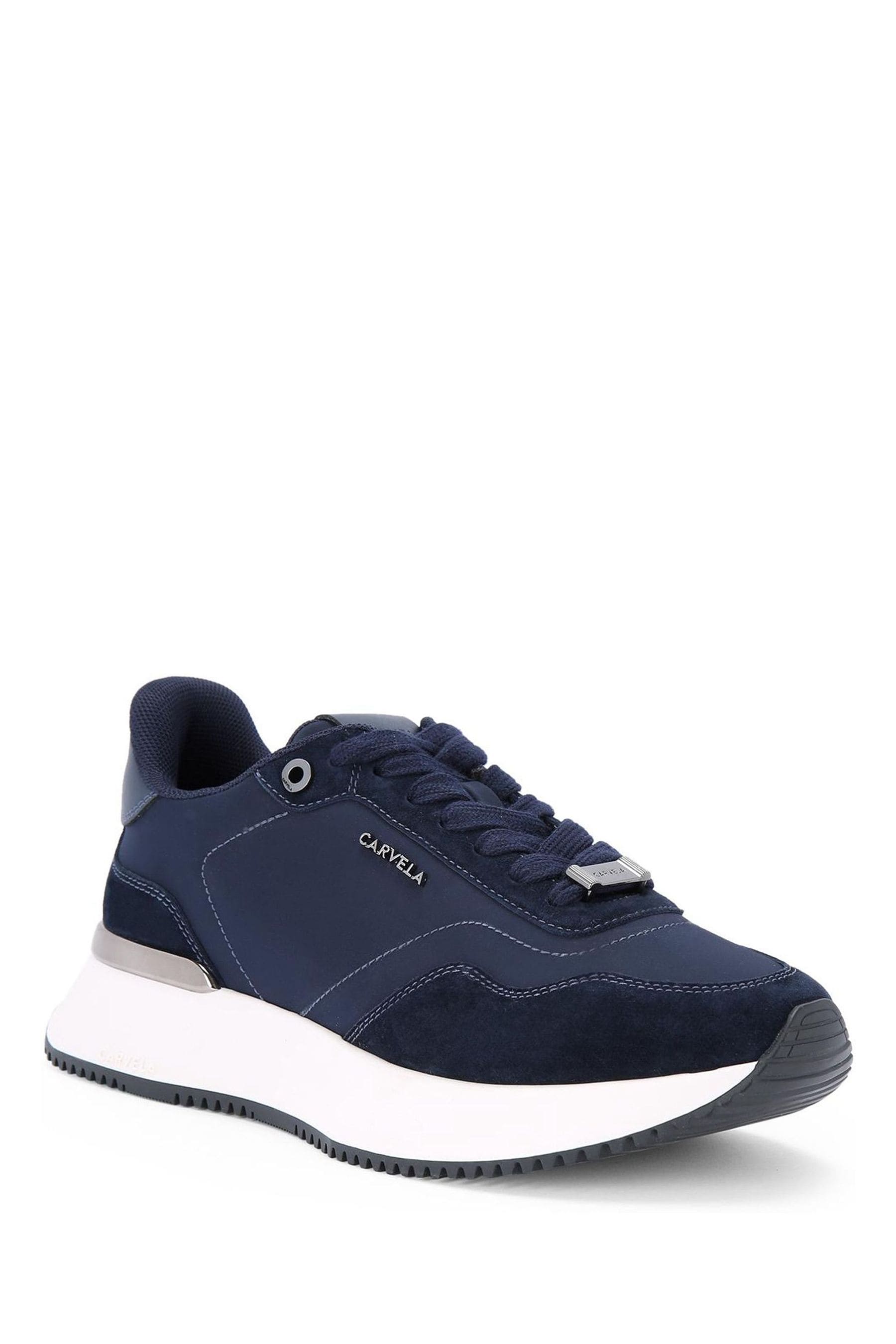 Carvela cheap blue trainers
