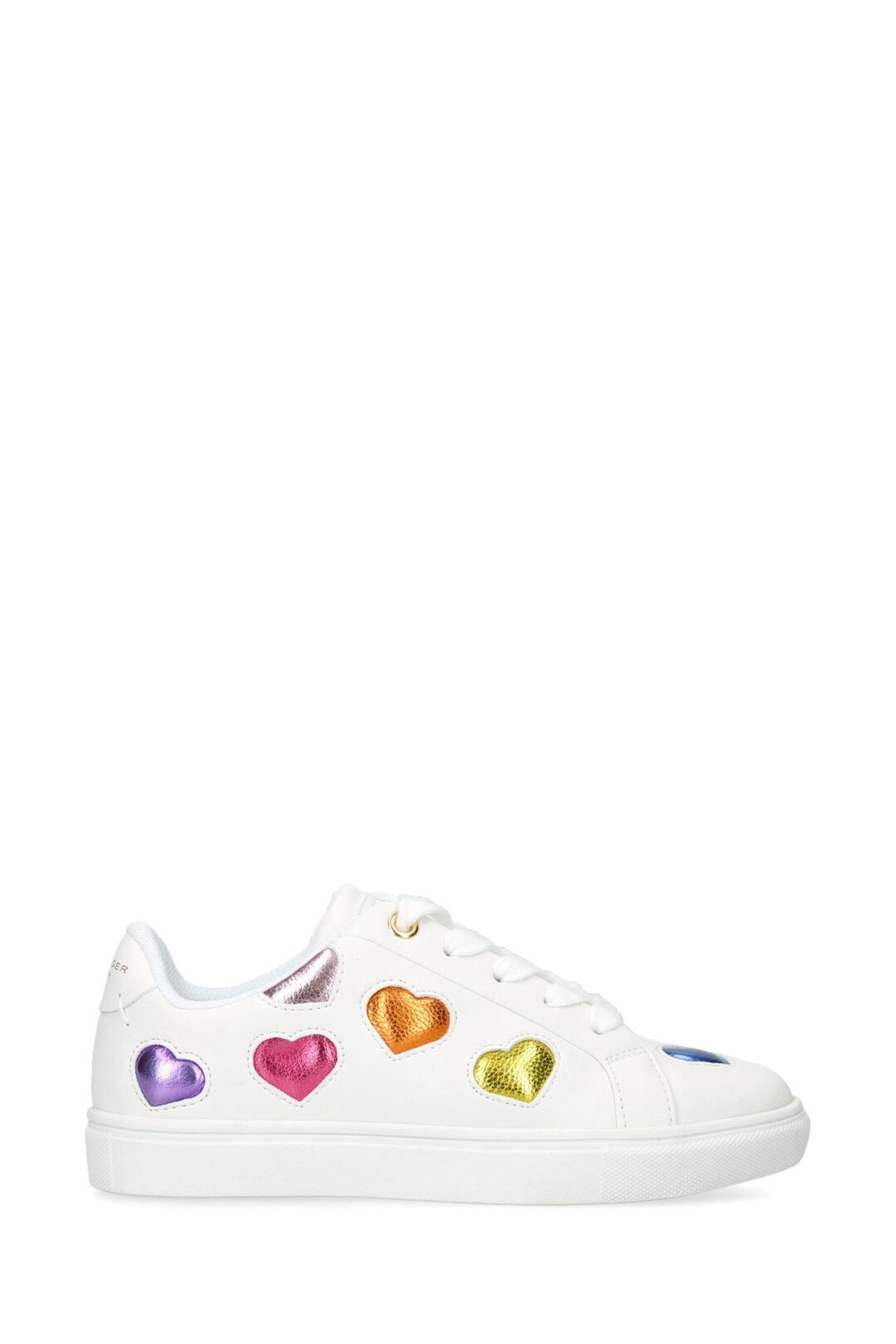 Buy Kurt Geiger London White Mini Lane Love Trainers from the Next