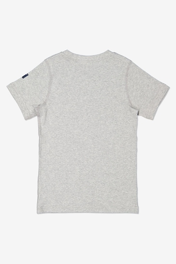 Polarn O. Pyret Grey Organic Cotton Short Sleeve T-Shirt