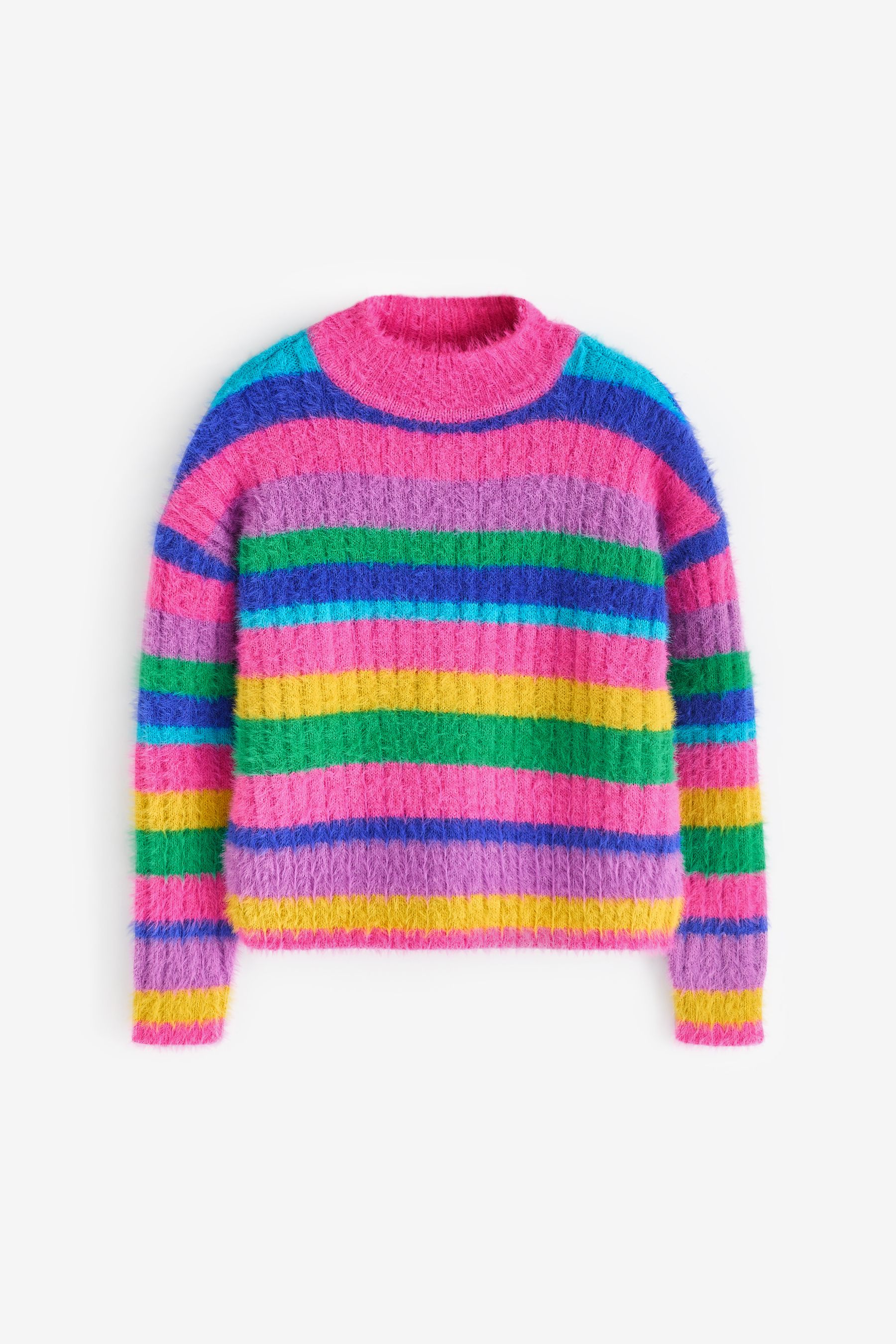 Buy Rainbow Fluffy Jumper 3 16yrs from the Next UK online shop