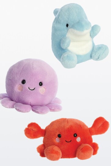Aurora World Red Palm Pals Sealife Collectable Plush Toys