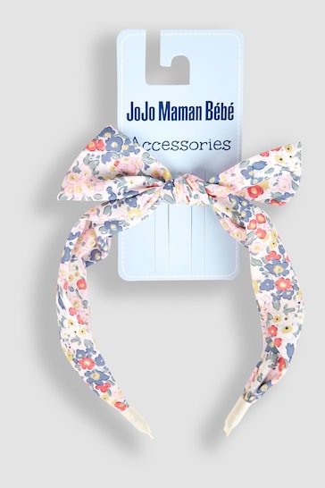 JoJo Maman Bébé Floral Bow Headband