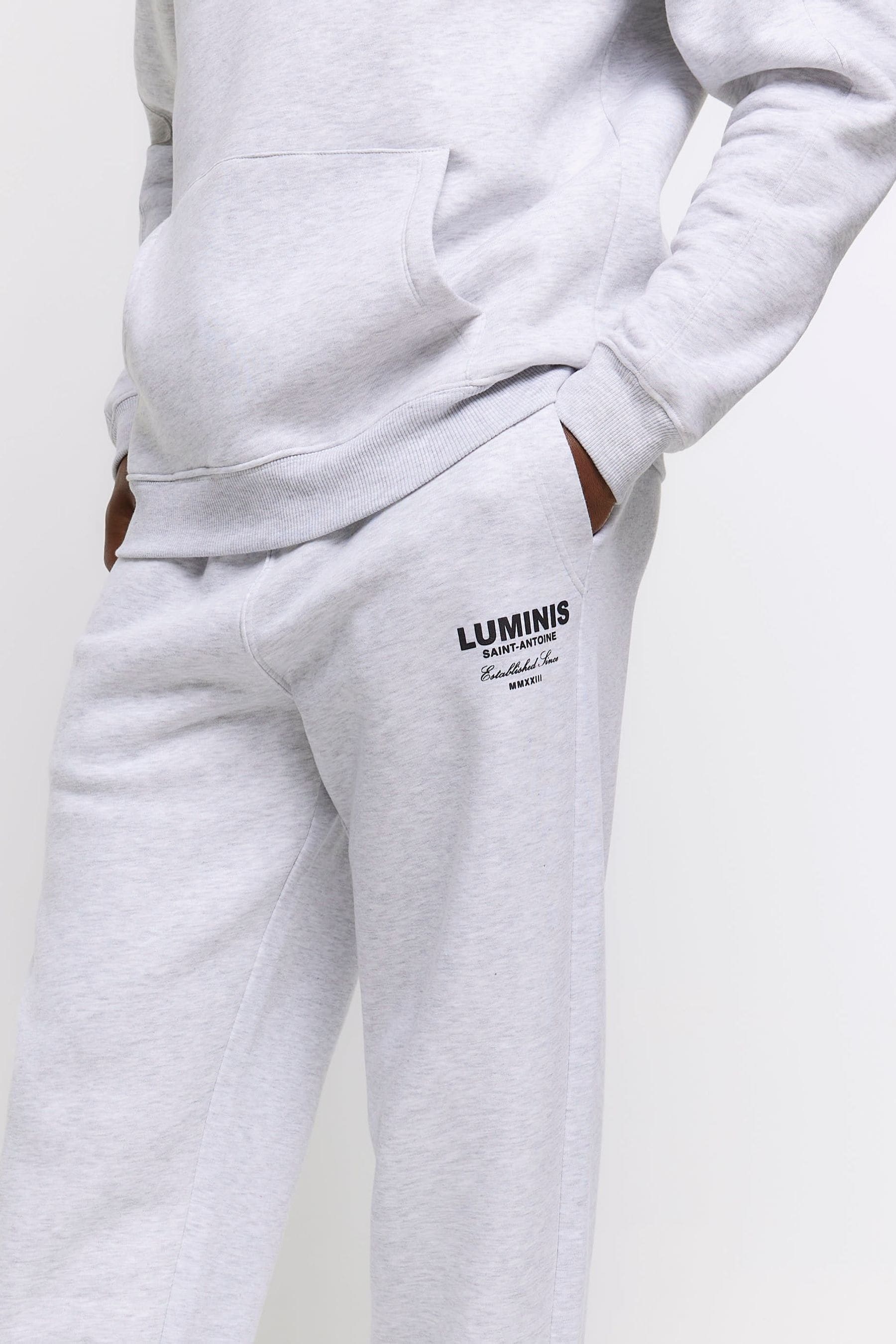 River island grey joggers top