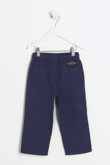 River Island Blue Mini Boys Carpenter Trousers