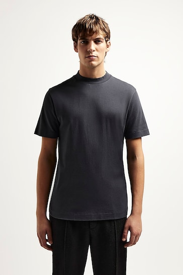 River Island Grey Studio Slim Fit T-Shirt
