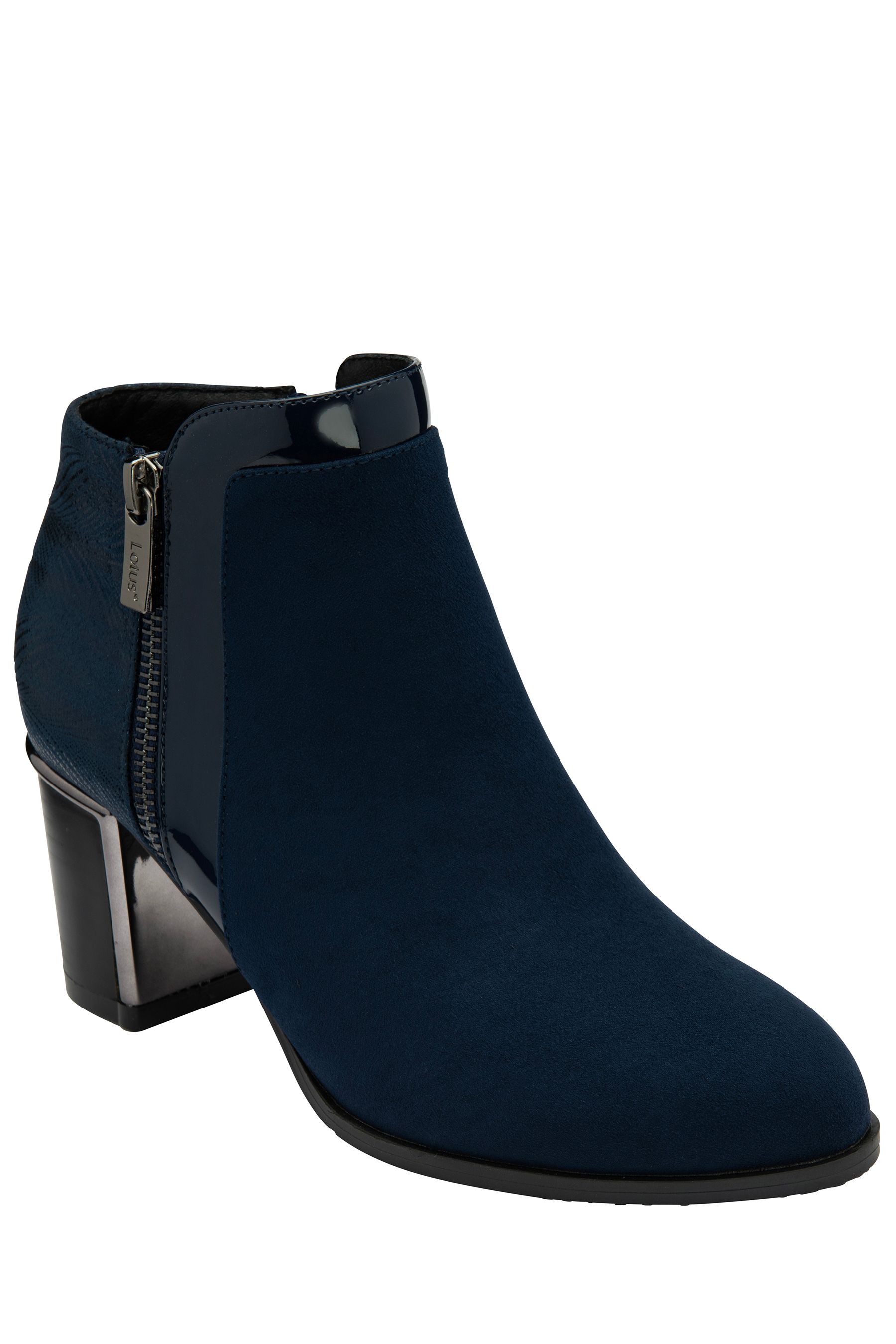 Blue ankle boots store uk