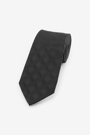 Black Diamond Jacquard Tie