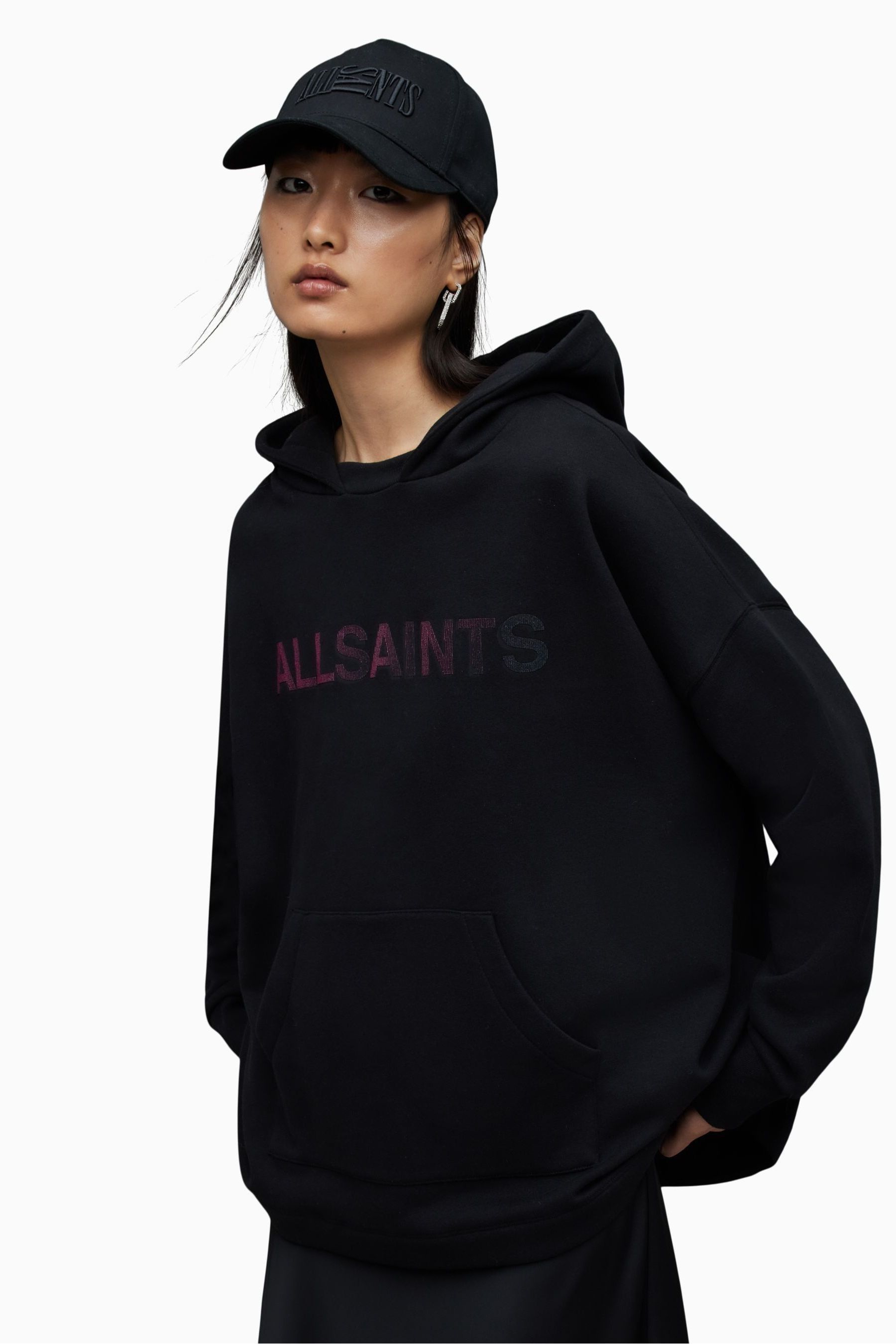 All saints on sale oversized hoodie