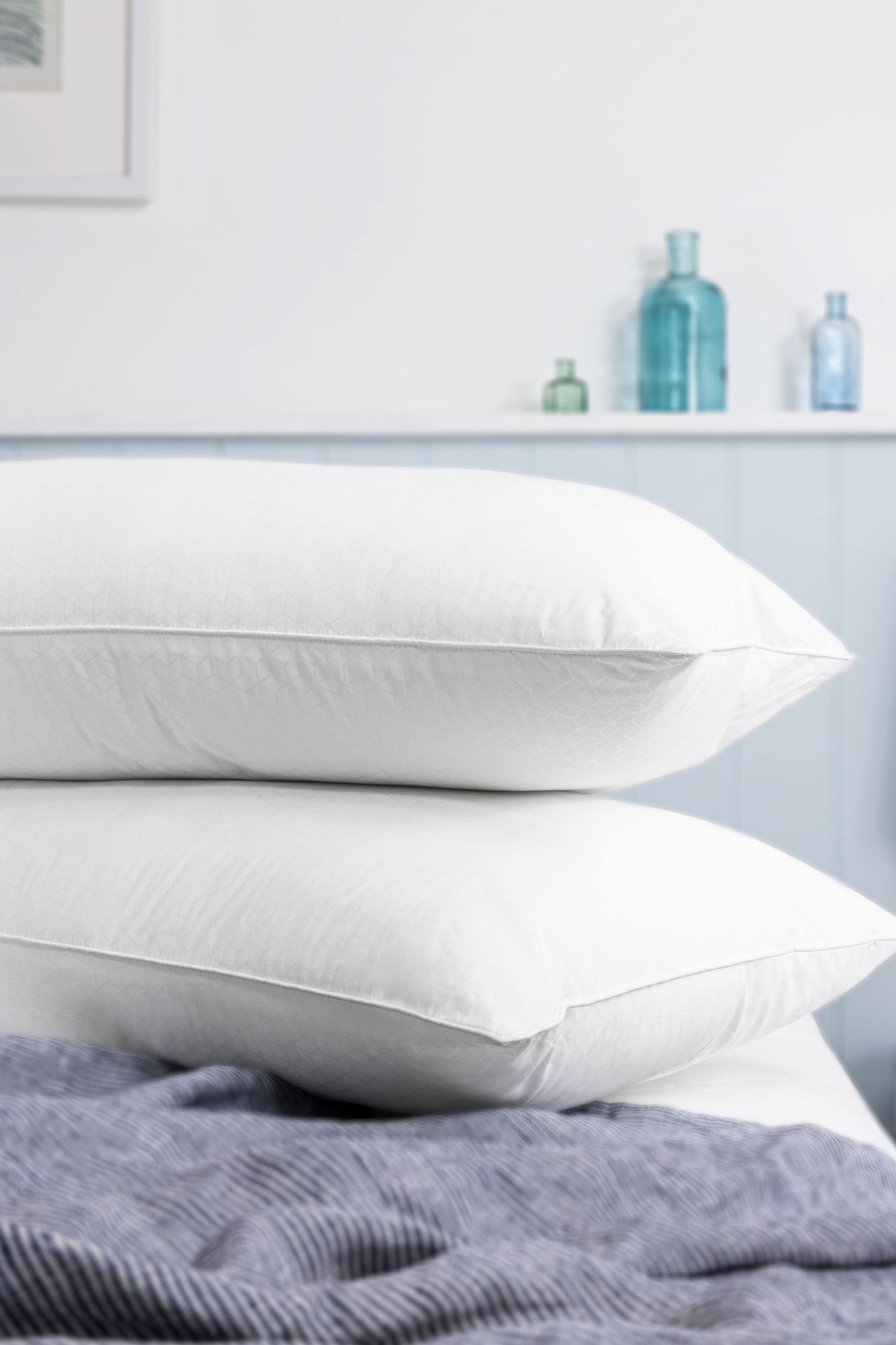 Buy The Fine Bedding Company Set of 2 Activated Cooling Pillow Protectors from the Next UK online shop