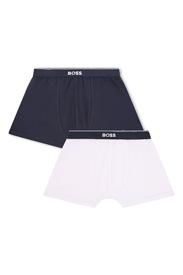 BOSS Blue 2 Pack Boxers