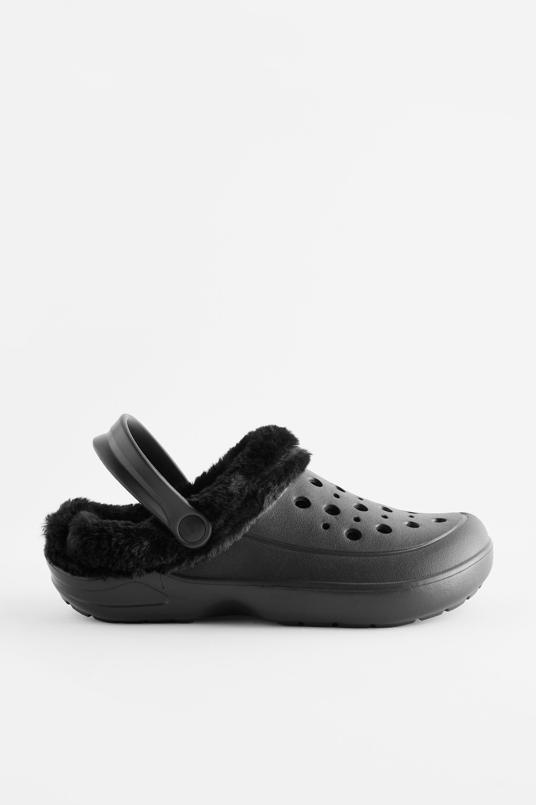 Black winter crocs top