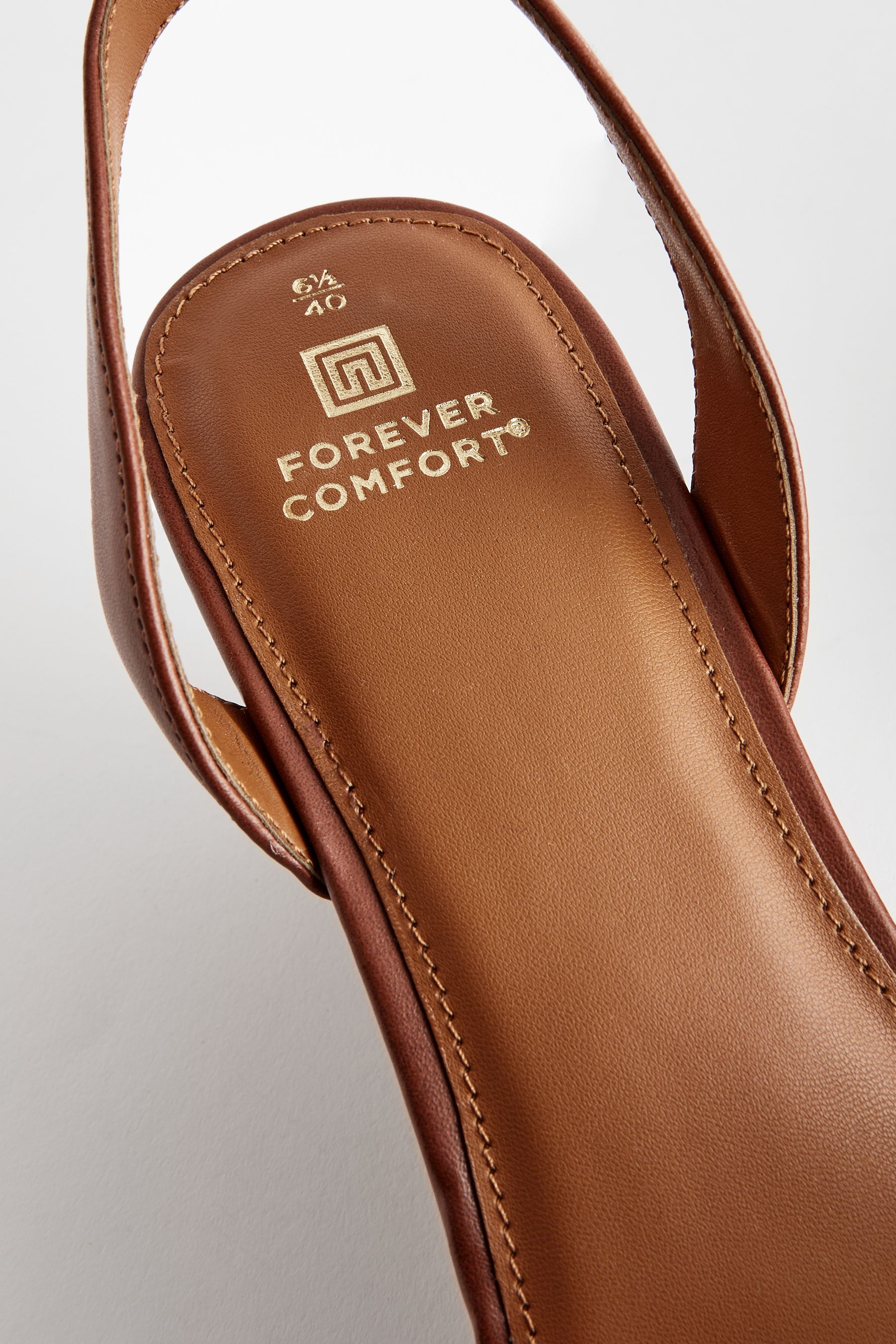Buy Tan Brown Standard Wide Fit Forever Comfort Double Strap Wedges from the Next UK online shop